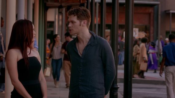 Klaus Mikaelson's Multi Button Shirt with Asymmetric Closure on The Originals