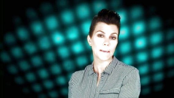 Kourtney Kardashian's Black And White Striped Cotton-silk Blouse for women | SSENSE on Keeping Up With The Kardashians