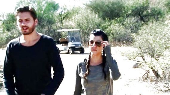 Kourtney Kardashian's Camo Print Rock Tee on Keeping Up With The Kardashians