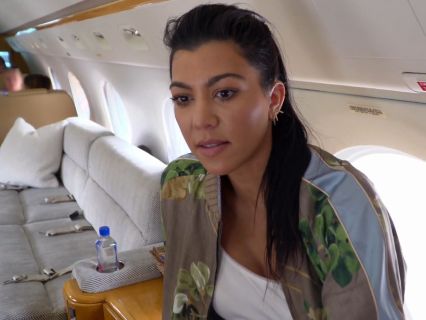 Kourtney Kardashian's Floral Bomber Jacket on Keeping Up With The Kardashians