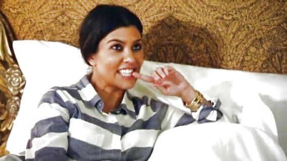 Kourtney Kardashian's Jesse Button Down Shirt on Keeping Up With The Kardashians