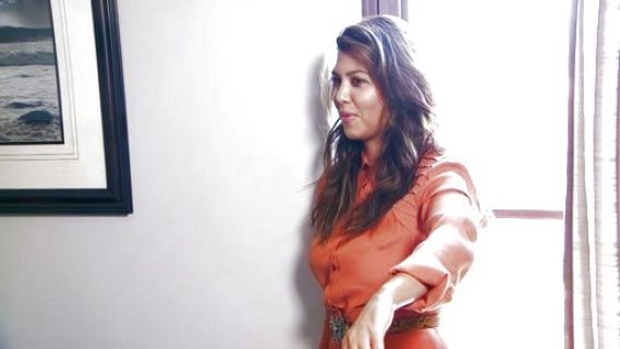 Kourtney Kardashian's The Sense of Wonder Long Sleeve Playsuit on Kourtney and Kim Take Miami