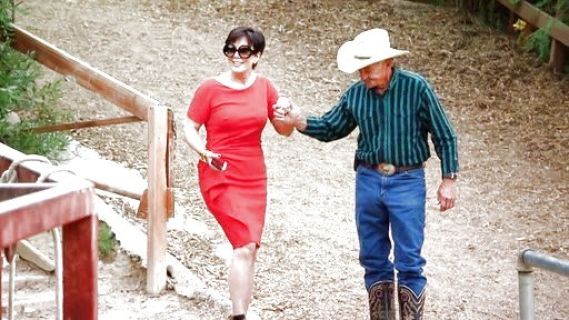 Kris Jenner's Oversized black sunglasses on Keeping Up With The Kardashians