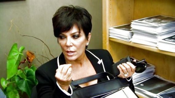 Kris Jenner's TAILORED BLAZER WITH CONTRAST PIPING on Keeping Up With The Kardashians