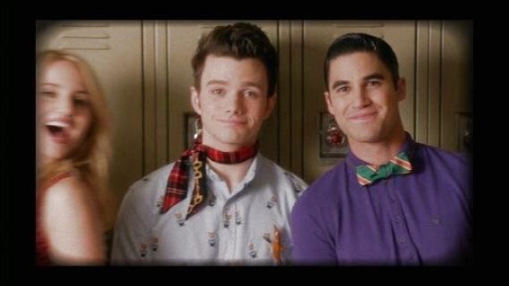 Kurt Hummel's Printed Button-Down Oxford Shirt on Glee