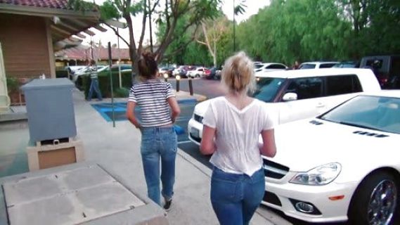 Kylie Jenner's Cropped Striped Stretch-Cotton Top on Keeping Up With The Kardashians