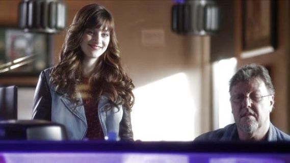 Layla Grant's Denim and Leather Jacket on Nashville