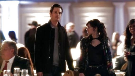 Layla Grant's Drapey Gathered Crop Jacket on Nashville