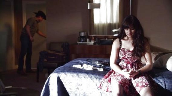 Layla Grant's Floral Drape Dress with Studs on Nashville