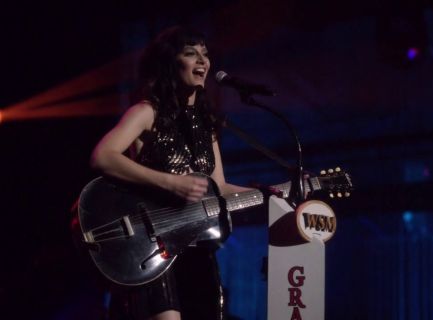 Layla Grant's Sequined Striped Dress on Nashville