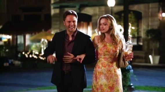 Lemon Breeland's Floral Front Short Sleeve Dress on Hart of Dixie
