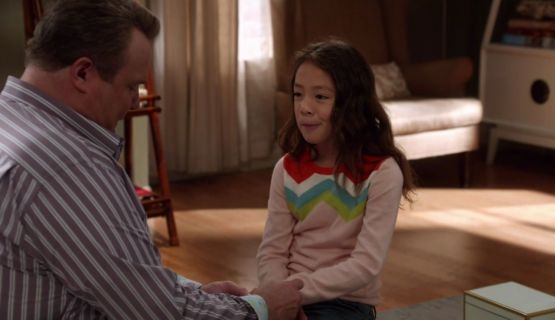 Lily Tucker-Pritchett's Chevron Print Crewneck Sweater on Modern Family