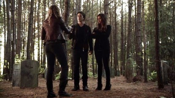 Liv Parker's Distressed Vegan Leather Peplum Jacket on The Vampire Diaries