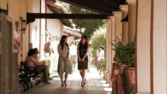 Louise Ellis's Pentra Mini Weave Jacquard Dress on Revenge