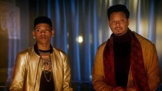 Lucious Lyon's Paisley Print Double-Sided Silk Scarf on Empire