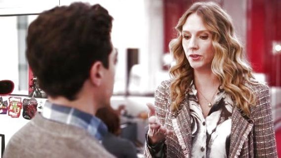 Lydia's Print Silk Shirt on A to Z