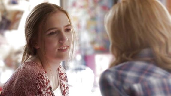 Maddie Conrad's Printed Balloon Sleeve Soft Jacket on Nashville