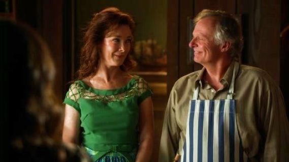 Mae Ellen Waterloo's With Only a Wink Dress in Peridot on Hart of Dixie