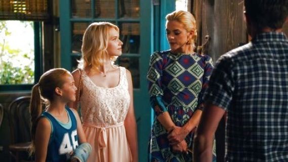 Magnolia Breeland's Floral Lace Tea Dress on Hart of Dixie