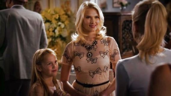Magnolia Breeland's Skater Dress With Bow Embroidery on Hart of Dixie