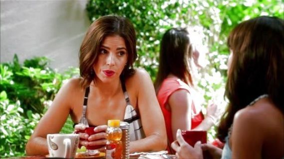 Marisol Suarez's Waterfall Drape Back Tank on Devious Maids