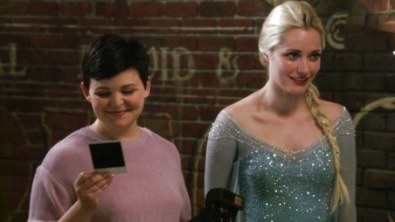 Mary Margaret Blanchard / Snow White's Lace Hem Crop Top on Once Upon A Time 