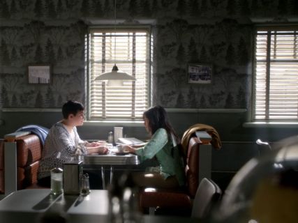 Mary Margaret Blanchard / Snow White's Women's Sonomaombre Paisley Printed Sandwashed Savory Silk 16mm on Once Upon A Time 