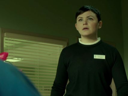 Mary Margaret Blanchard's Black Ruffle Sweater on Once Upon A Time