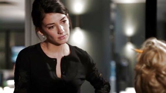 Maureen James's Cropped Lace Sleeve Cardigan on State of Affairs