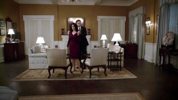 Mellie Grant's Long-Sleeve Donde Jersey Dress on Scandal