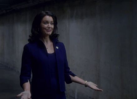 Mellie Grant's Sleeveless Ponte Sheath Dress on Scandal