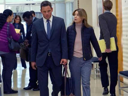 Meredith Grey's Quilted Jacket on Grey's Anatomy