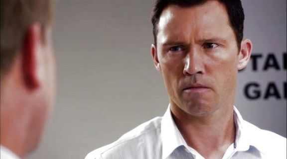 Michael Westen's Blue Stripe Dress Shirt on Burn Notice
