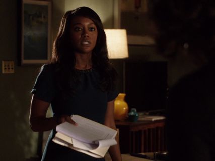 Michaela Pratt's Guimet Accent Collar Babydoll Dress on How to Get Away With Murder