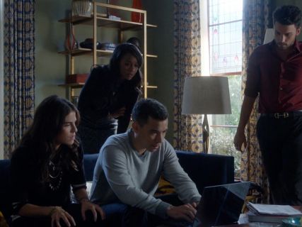 Michaela Pratt's Raneid Tweed Shift Dress on How to Get Away With Murder