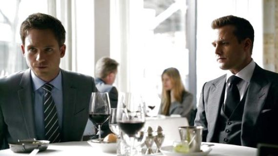 Mike Ross's Two-Button Wool Suit on Suits