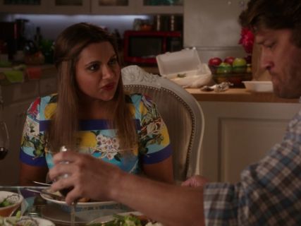 Mindy Lahiri's Blue Lemon Floral Dress on The Mindy Project