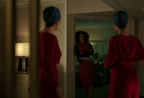 Miranda Shaw's Navona Color Block Dress on Quantico