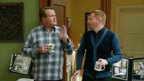 Mitchell Pritchett's Colorblocked Cardigan on Modern Family
