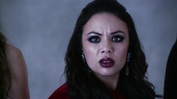 Mona Vanderwaal's Fringe Fir Tassel Drops on Pretty Little Liars