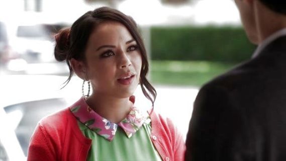Mona Vanderwaal's Tessa Top on Pretty Little Liars