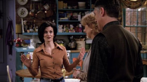 Monica Geller's Camel Suede Shirt - Friends