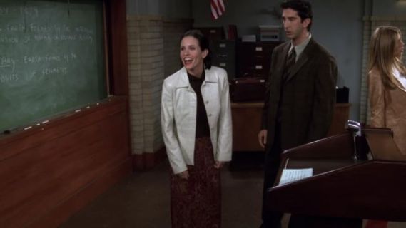 Monica Geller's White Leather Jacket - Friends
