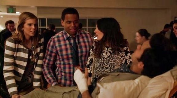 Naomi Clark's Striped Jacket on 90210