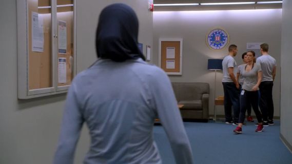 Natalie Vasquez's Siren Print Air Max Shoes on Quantico