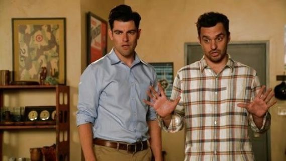 Nick Miller's Classic One Pocket Button-Up Shirt on New Girl
