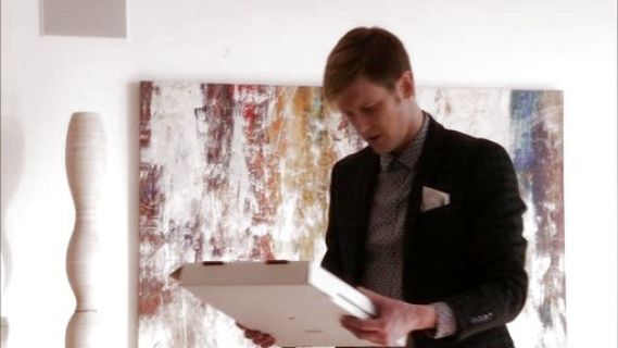 Nolan Ross's Circle Foliage Print Slim Shirt on Revenge