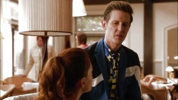 Nolan Ross's Geometric Print Shirt on Revenge