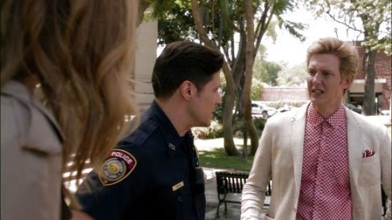 Nolan Ross's Monkeys Short Sleeve Print Shirt on Revenge