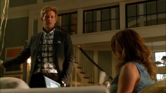 Nolan Ross's 'Scribble Check' Shirt on Revenge